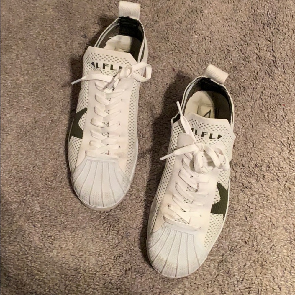 LFL sneakers | Size 8.5 | white & olive